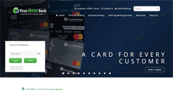 Desktop Screenshot of firstgreenbank.com
